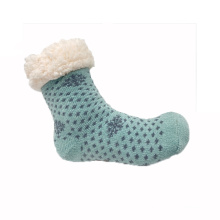 Anti -Slip -Thermal -Winterkabel -Strick -Slipper -Socken